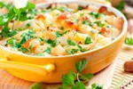 Λαχανικά στο φούρνο με μπεσαμέλ (au gratin)